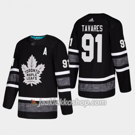 Miehille NHL Toronto Maple Leafs Pelipaita John Tavares 91 Musta 2019 All-Star Adidas Authentic